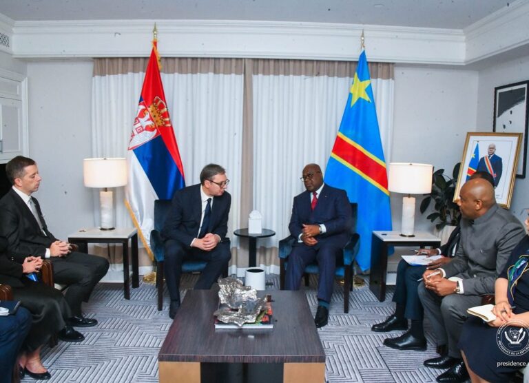 Read more about the article Meeting between Félix Tshisekedi and Aleksandar Vučić at the 79th UN General Assembly: Strengthening bilateral cooperation